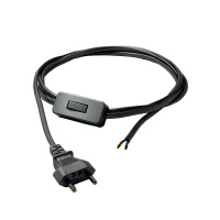 Кабель 1,5 м. с выключателем Nowodvorski Cameleon Cable with switch Black 8611 от интернет магазина Elvan.ru