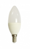 E14-6,5W-3000K-C37 Лампа LED (Свеча матовая OPAL) L&B от интернет магазина Elvan.ru