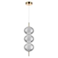 6577/18L LEDIO LN24 золото/прозрачный/металл/пластик Подвес LED 18W 220V CAPRICE