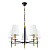 Подвесная люстра Arte Lamp RICCARDO A4075LM-5BK