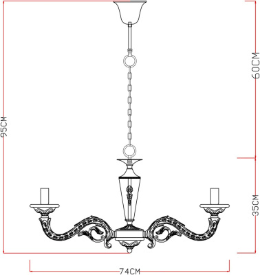 Подвесная люстра Arte Lamp VERDI