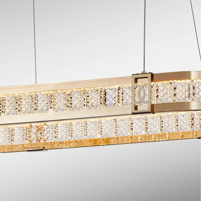 4206-9P, подвесная люстра, L860xW360xH80/1500, 2xLEDx35W, 7000LM, 3000K, included