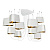 LOFT1167-10WH Люстра-паук LOFT IT Nuage