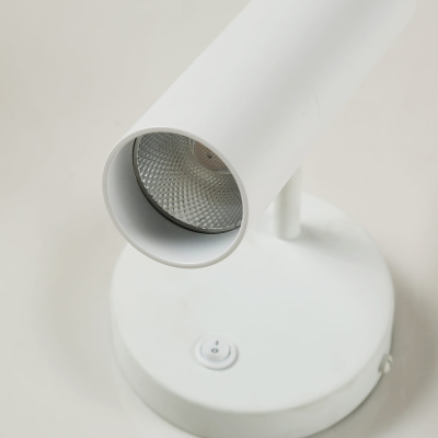 2108-1W, настенный светильник, D165xW120xH200, 1xLEDx5W, 400LM, 3000K, included, switch