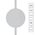 Магнитный трековый светильник Arte Lamp RAPID A1163PL-1WH