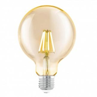 E27-8W-G95-3000K Лампа LED (Филамент) amber L&B от интернет магазина Elvan.ru