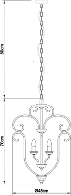 Подвесной светильник Arte Lamp RAVENNA