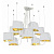 LOFT1163-10WH Люстра-паук LOFT IT Nuage