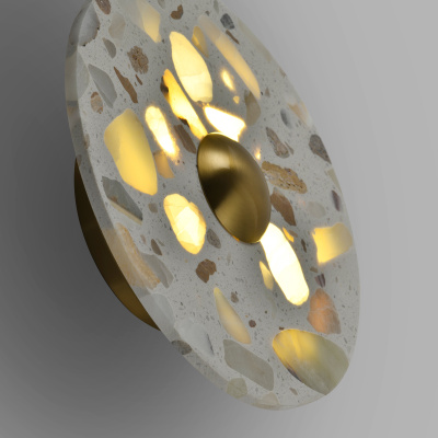 Бра Zortes Terrazzo ZRS.1878.02, Мощность - 7Вт, Тип лампы: LED, В -200мм / Ш - 200мм