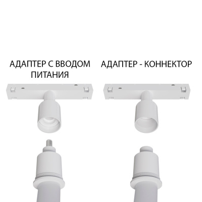 Адаптер с вводом питания Linea Optima Для гибкого неона Loop