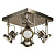 Спот Arte Lamp COSTRUTTORE A4300PL-4AB