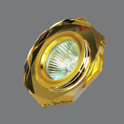 8220-MR16-5.3-Yl-Gl Светильник точечный желтый-золотой от интернет магазина Elvan.ru