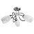 Потолочная люстра Arte Lamp MUTTI A8616PL-3SS