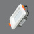 5048SQ-8W-3000K Светильник светодиодный встраиваемый от интернет магазина Elvan.ru
