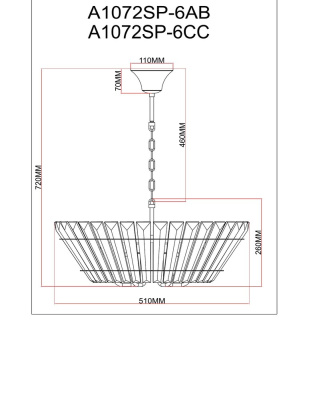 Подвесная люстра Arte Lamp FLORIZEL