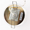 755-G-9-Gl-Cl Светильник точечный золотой-прозрачный от интернет магазина Elvan.ru