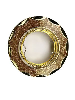 16-MR16-5.3-Amb-Gl Светильник точечный янтарный-золотой от интернет магазина Elvan.ru