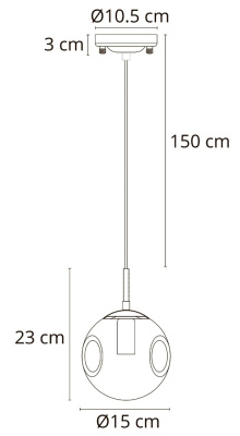 Подвесной светильник Arte Lamp TUREIS