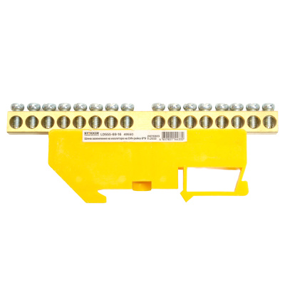 Шины N, PE, PEN, L, кросс-модули STEKKER LD555-69-16