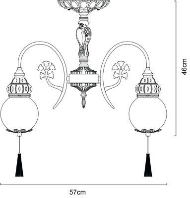Потолочная люстра Arte Lamp SULTAN