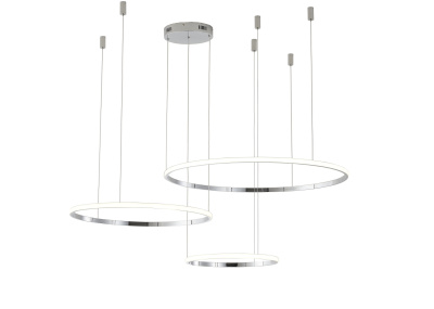 Светильник ZORTES RINGOLIGHT ZRS.33322.75F, Мощность - 75Вт, Тип лампы: LED, В - 1500мм / Ш - ø200/ø400/ø600мм