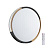 7629/DL PALE SN 184 Светильник пластик/черный/золотистый LED 48Вт 3000-6300K D400 IP43 пульт ДУ VELIO