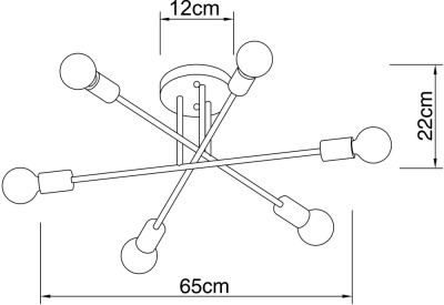 Потолочная люстра Arte Lamp ALASTOR