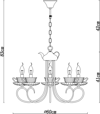 Подвесная люстра Arte Lamp TET-A-TET