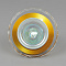 501-MR16-5.3-Gl-Cl Светильник точечный прозрачный-золотой от интернет магазина Elvan.ru