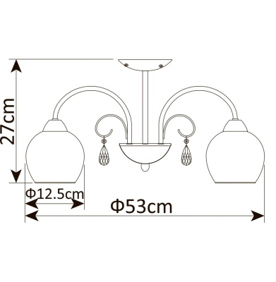 Люстра Arte Lamp MILLO