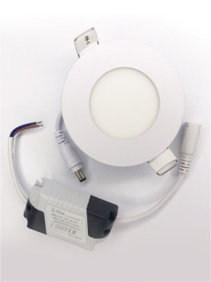 102R-3W-3000K-Wh Cветильник светодиодный встраиваемый