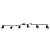 Спот Arte Lamp LENTE A1314PL-6BK