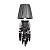 10210/1W Black Настенный светильник LOFT IT Zenith
