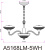 Подвесная люстра Arte Lamp BERN