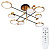 Потолочная люстра Arte Lamp HOLLY A1364PL-8PB