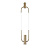 4192-1P, подвес, L130xW40xH500/1600, LEDx3W, 255LM, 4000K, included