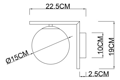 Бра Arte Lamp BOLLA-UNICA
