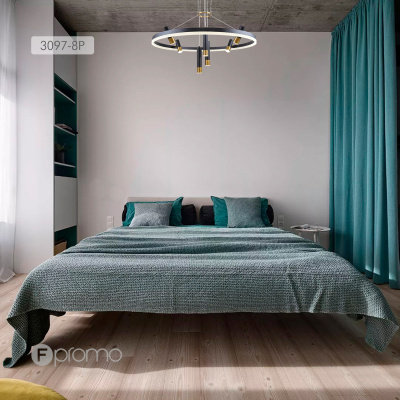 3097-8P, подвесная люстра, D800xH600/1000, LEDx48W + 7xLEDx3W, 4690LM, 4000K, included
