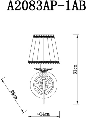 Бра Arte Lamp CHARM