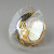 40340-MR16-5.3-Cl-Gl Светильник точечный прозрачный-золотой от интернет магазина Elvan.ru