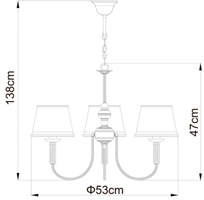 Потолочная люстра Arte Lamp ALICE