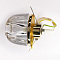 758-G-9-Gl-Cl Светильник точечный золотой-прозрачный от интернет магазина Elvan.ru