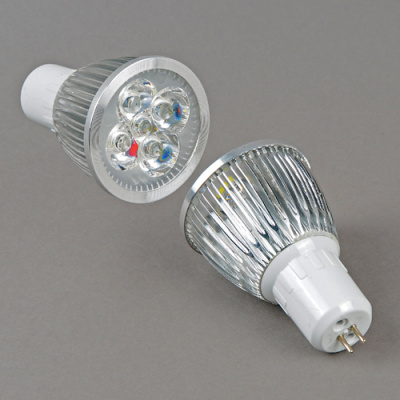 MR16 LED4*1W 220V 6400K холодная белая светодиодная лампа
