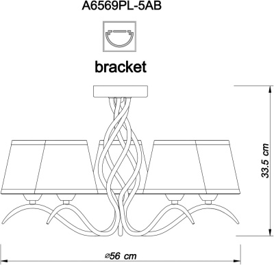Потолочная люстра Arte Lamp GLORIOSO
