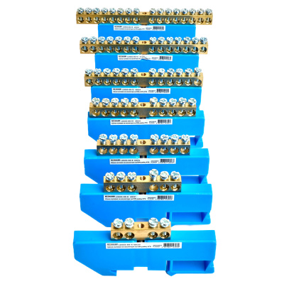 Шины N, PE, PEN, L, кросс-модули STEKKER LD555-69-8