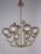 7660-8хG9-GlCl Люстра подвесная золотая ELVAN- витринный образец от интернет магазина Elvan.ru