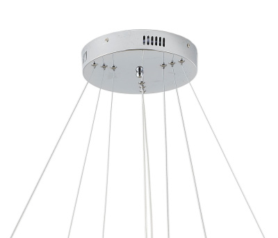 Светильник ZORTES RINGOLIGHT ZRS.33322.75C, Мощность - 75Вт, Тип лампы: LED, В - 1500мм / Ш - ø200/ø400/ø600мм