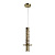2747-1P, подвес, D160xH420/1945, 1xGU10LEDx5W, 400LM, 3000K, included
