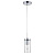 8102/1A COMFI LN25 326 хром/прозрачный металл/металл Подвес Е14 1*40W 220V ISHA