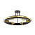 4401/6C LOFTI LN19 224 золотой, черный Люстра потолочная E27 6*60W 220V MAEVE
